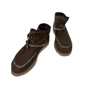 UGG ALL GENDER CAMPFIRE CRAFTED REGENERATE BURNT CEDAR MENS ANKLE BOOTS 8